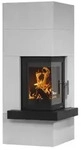Oranier | Heizkamin | Club (W+) II | 7 kW | Sims Beton Schiefer