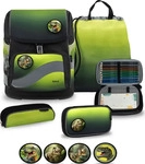 Belmil 405-51/P/S/38, Belmil Smarty Plus Premium Schulranzen Set 5-teilig """"Black