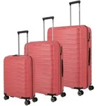 Travelite Mooby 4w L/M/S Rot Kofferset