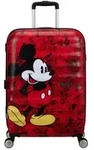 American Tourister Wavebreaker Disney Spinner 67/24 Tsa Disney Fl Mickey Comics Red