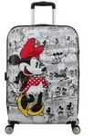American Tourister Wavebreaker Disney Spinner 67/24 Tsa Disney Fl Minnie Comics White