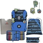 DerDieDas ErgoFlex Tiny Superflash Set Blue Robot Schulrucksack
