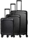 Travelite Millennium Trolley 4w L/M exp./S Black Koffer mit 4 Rollen Kofferset