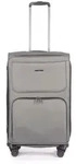 Stratic Bendigo Light+ Koffer M silver Koffer mit 4 Rollen Weichgep&auml;ck