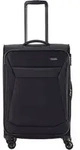 Travelite Chios Trolley M 67 Schwarz Koffer mit 4 Rollen Weichgep&auml;ck