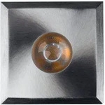 HEITRONIC LED Einbaustrahler AUSTIN, Eckig, 6W 2700K 450lm 35&deg;, Aluminium geb&uuml;rstet