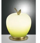 Fabas Luce LED Tischleuchte WENDY, 8W, 3000K, 780lm, IP20, dimmbar, gr&uuml;n/messing