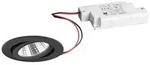 Brumberg LED-Einbaustrahler 230 V AC, 50 Hz, 6 W, 38&deg;, 3000 K, 640 lm, rund,