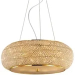 Ideal Lux Pendelleuchte PASHA SP10, 10-flammig, E14, Gold IDEA-082257