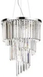 Ideal Lux Pendelleuchte CARLTON, 12-flammig, &Oslash; 50cm, E14, mit Achteck-Ketten und