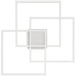 Ideal Lux LED Deckenleuchte FRAME QUADRATO, 33W, 2700K, 3800lm, IP20, wei&szlig;