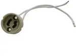 HEITRONIC Keramikfassung GU10 / GZ10 Universal, mit 14cm PTFE Anschlusskabel