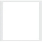 HWH Einbaurahmen f&uuml;r LED Panel, 62 x 62cm BLU-48515