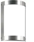 CMD Creative Metalldesign Au&szlig;enwandleuchte, IP44, halbrund, 28 x 18 x 8cm, E27,