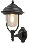 Konstsmide PARMA Au&szlig;en-Wandleuchte UP, E27 max. 75W, Schwarz, Aluminium / Acrylglas