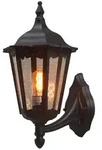 Konstsmide Au&szlig;en-Wandleuchte FIRENZE UP, E27 max. 100W, Schwarz, Aluminium /