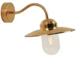 Nordlux Au&szlig;enwandleuchte LUXEMBOURG, IP54, E27 max. 60W, Metall + Stallglas, kupfer