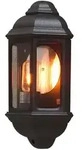 Konstsmide Au&szlig;en-Wandleuchte CAGLIARI, E27 max. 100W, Schwarz, Aluminium / Klarglas