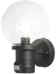 Konstsmide Au&szlig;en-Wandleuchte NEMI mit Bewegungsmelder, E27 max. 60W, Schwarz,