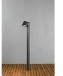 Konstsmide Wegeleuchte TRIESTE mit Pfahl, GU10 max. 35W, Schwarz, Aluminium /