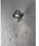 Konstsmide Au&szlig;enwandleuchte TRIESTE, GU10 max. 35W, Schwarz, Aluminium / Acrylglas