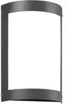 CMD Creative Metalldesign Au&szlig;enwandleuchte, IP44, halbrund, 28 x 18 x 8cm, E27,