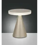 Fabas Luce LED Tischleuchte NEUTRA, 27cm, 12W 3000K 1080lm, Metall / Acryl, mit
