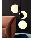 Nordlux Pendelleuchte LILLY, E14, IP20, Glas opalwei&szlig;, schwarz NORD-48603003