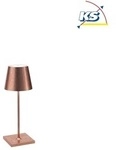 Zafferano LED Akku-Tischleuchte POLDINA MINI, 30cm, 2,2W, 2700-3000K, IP65, mit Zafferano LED Akku-Tischleuchte POLDINA MINI, 30cm, 2,2W, 2700-3000K, IP65, mit