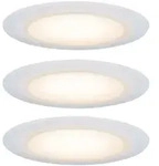 Paulmann 3er-Set Premium LED Einbauleuchte SUON DIM-TO-WARM, IP44, 230V, 3x 6.5W