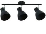 Paulmann Spotleiste DAVY, IP44, 3-flammig, 3x E27 max. 20W (exkl.), Metall, Schwarz