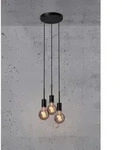 Nordlux Pendelleuchte PACO, 3-flammig, E27, schwarz NORD-2112063003