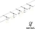 Paulmann Seilsystem-Basisset SHEELA, 5-fach, 12V, 5x GU5.3 max. 10W, inkl. Trafo