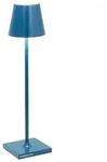 Zafferano LED Akku-Tischleuchte POLDINA MICRO, &Oslash; 7cm, 1,8W, 2200-3000K, blau