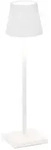 Zafferano LED Akku-Tischleuchte POLDINA MICRO, &Oslash; 7cm, 1,8W, 2200-3000K, wei&szlig;