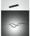 Fabas Luce LED Pendelleuchte SINUO, 2x 18W, 3000K, 3880lm, IP20, schwarz