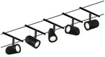 Paulmann Seilsystem CUP, Basisset, 5-fach, 12V DC, 5x GU5.3 max. 10W, inkl. 60VA