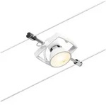 Paulmann Seilsystem-Einzelspot MAC II, 12V DC, GU5.3 max. 10W, Kunststoff / Metall,
