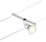 Paulmann Seilsystem-Einzelspot SALT, 12V DC, GU5.3 max. 10W, Kunststoff / Metall,