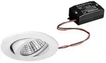 Brumberg LED Einbaustrahler-Set inkl. Konverter, IP20, 230V, 7W 2700K 770lm 38&deg;,