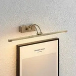 Wandleuchte Lucande, Felena, Bronze / Altmessing, f&uuml;r Wohnzimmer, Metall - 53.6 -