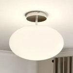 Deckenleuchte Lindby, Sonika, dimmbar, Wei&szlig;, f&uuml;r Wohnzimmer, Glas, Modern - 33