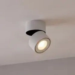 Deckenleuchte Arcchio, Rotari, dimmbar, Wei&szlig;, f&uuml;r Flurbereich, Aluminium,...