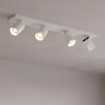 Deckenleuchte Arcchio, Brinja, dimmbar, Wei&szlig;, f&uuml;r Wohnzimmer, Aluminium, Modern -