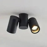 Deckenleuchte Arcchio, Gesina, dimmbar, Schwarz, f&uuml;r Wohnzimmer, Metall, Modern -