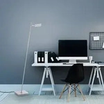 Stehleuchte PURE, Pure Mira, dimmbar, Grau, f&uuml;r Wohnzimmer, Metall, Modern - 46 - 35