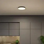 Deckenleuchte Paulmann, Amalie, dimmbar, Schwarz, f&uuml;r Wohnzimmer, Aluminium, Modern