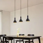 Pendelleuchte Arcchio, Cosmina, dimmbar, Schwarz, f&uuml;r K&uuml;che, Metall, Modern - 100 -