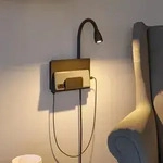 Wandleuchte Paulmann, Halina USB, Schwarz, f&uuml;r Schlafzimmer, Metall, Modern - 17 -