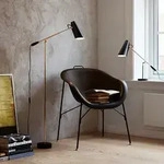 Stehleuchte Northern, BIRDY, Schwarz, f&uuml;r Wohnzimmer, Metall, Design - 133